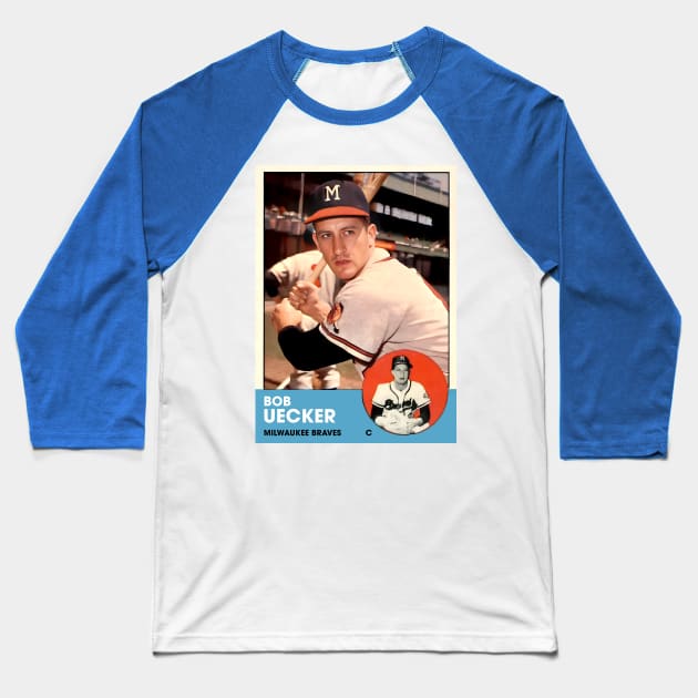 Bob Uecker Vintage Milwaukee Baseball Card Baseball T-Shirt by darklordpug